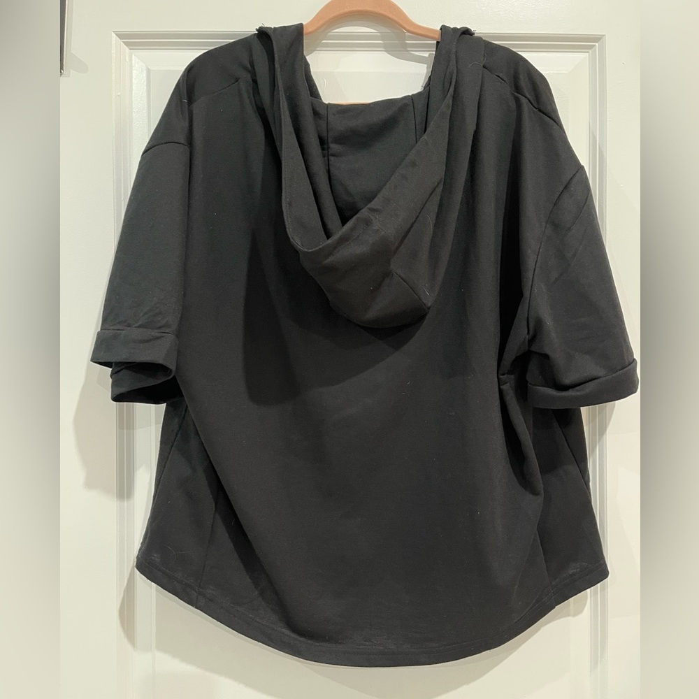 Zeagoo Hoodie Zip up Short Sleeve Jacket - Picture 5 of 6